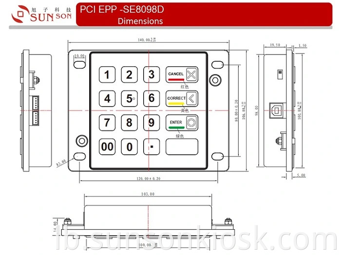 Encrypted Pin Pad